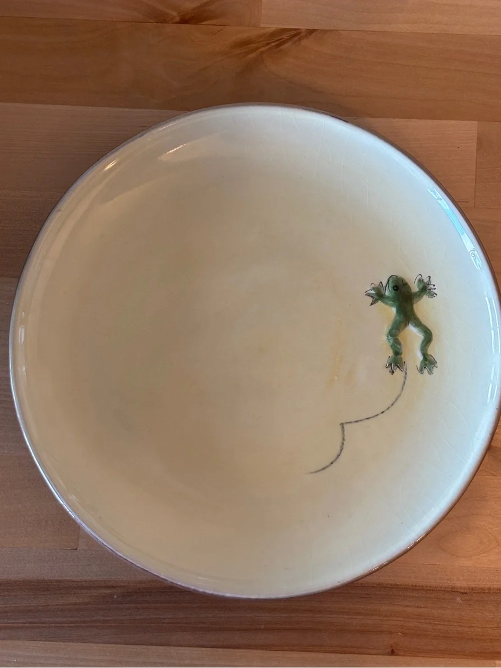 Pottery Barn FROG Salad Dessert Luncheon Plates 8.25” Set of 2